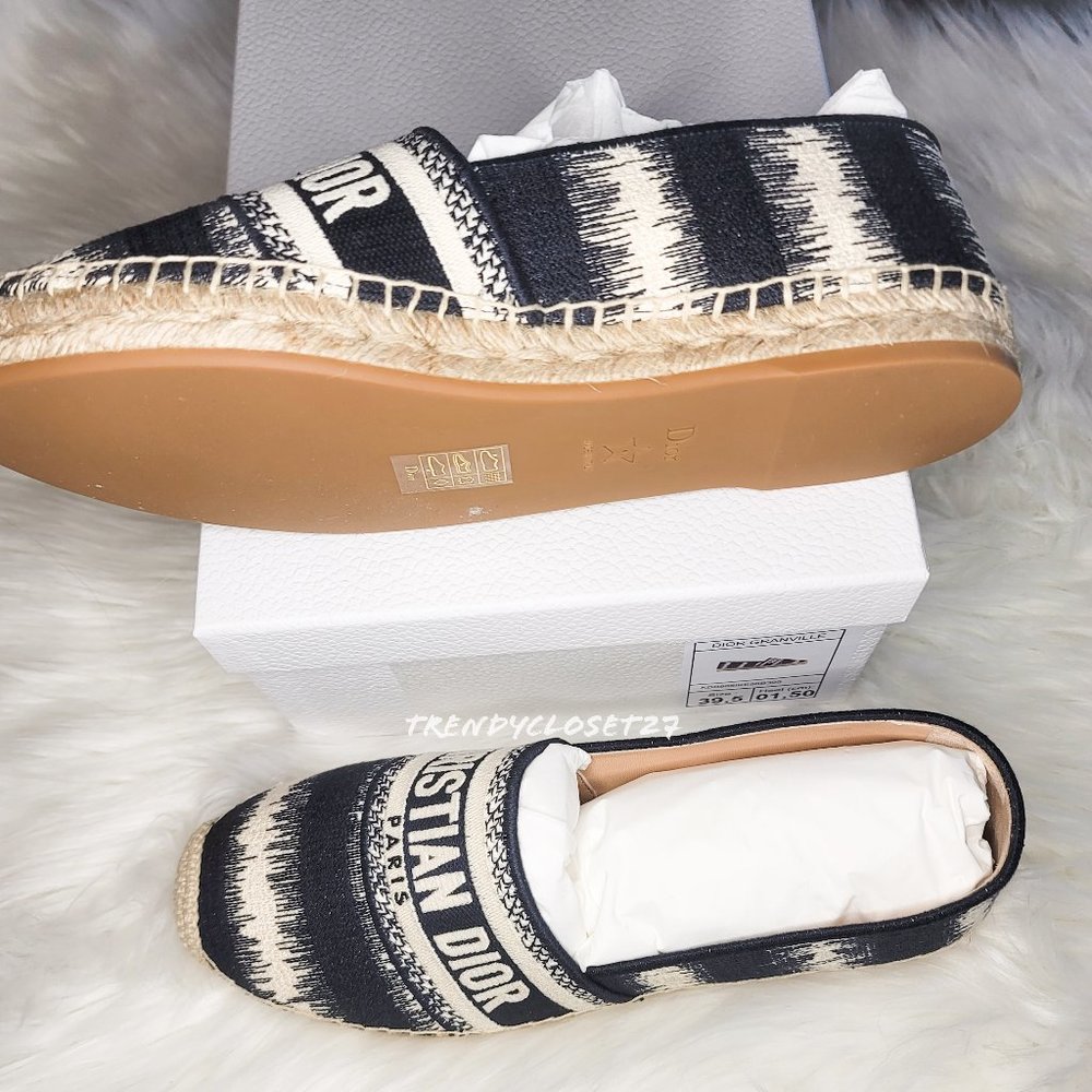 Sold out! Christian Dior Granville Espadrilles Size 39.5